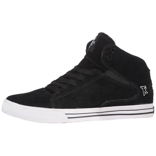 Supra Mens Society Mid Skate Shoes - Black | Canada X1055-8V13